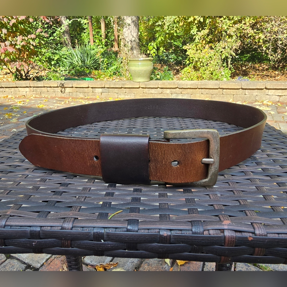 Men's Brown Leather Belth Size XL